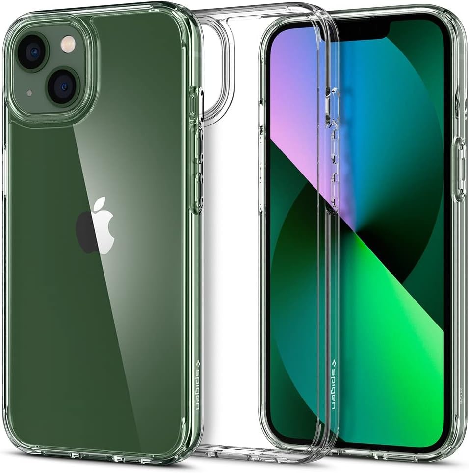Spigen Ultra Hybrid compatibil cu iPhone 13 Mini Husa [Tehnologia Air Cushion] Husa pentru telefon Husa subtire transparenta din silicon