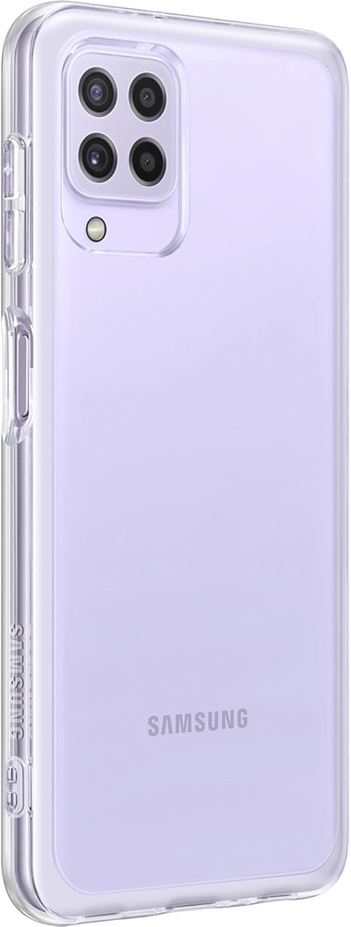 Husa Samsung Soft Clear Husa smartphone EF-QA225 pentru husa pentru telefon mobil Galaxy A22, extra-subtire si anti-alunecare, husa de protectie, transparenta