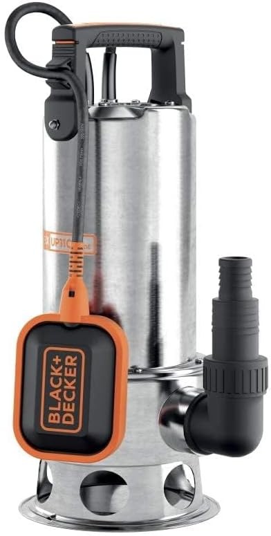 Pompa submersibila BLACK+DECKER BXUP1100XDE pentru apa murdara (1.100 W, debit max. 16.500 l/h, inaltime max. 10,5 m)