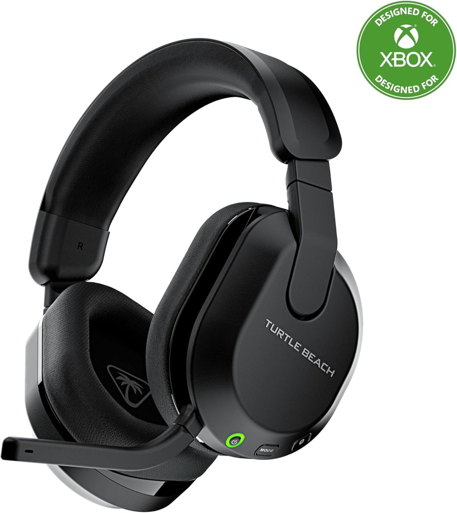 Turtle Beach Stealth 600 Casti de jocuri fara fir Xbox Black cu 80 de ore de viata, difuzoare de 50 mm si Bluetooth pentru Xbox Series X|S, Xbox One, PC