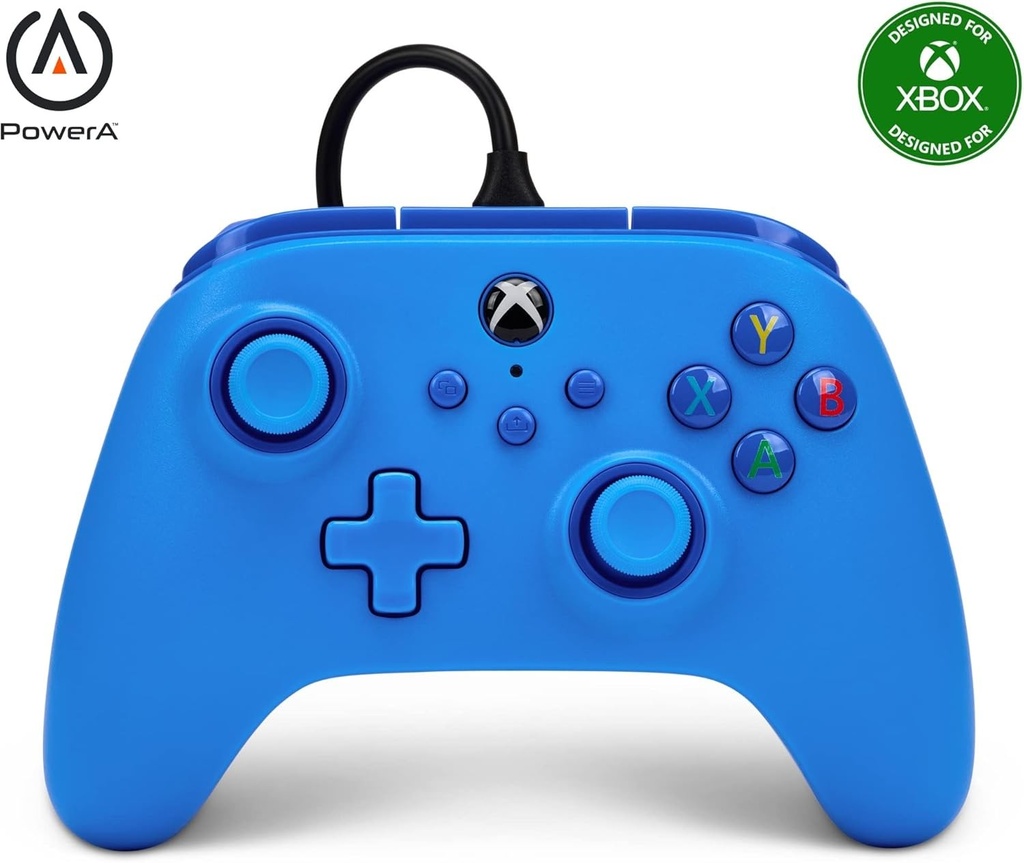 Controler cu fir PowerA Xbox - Albastru