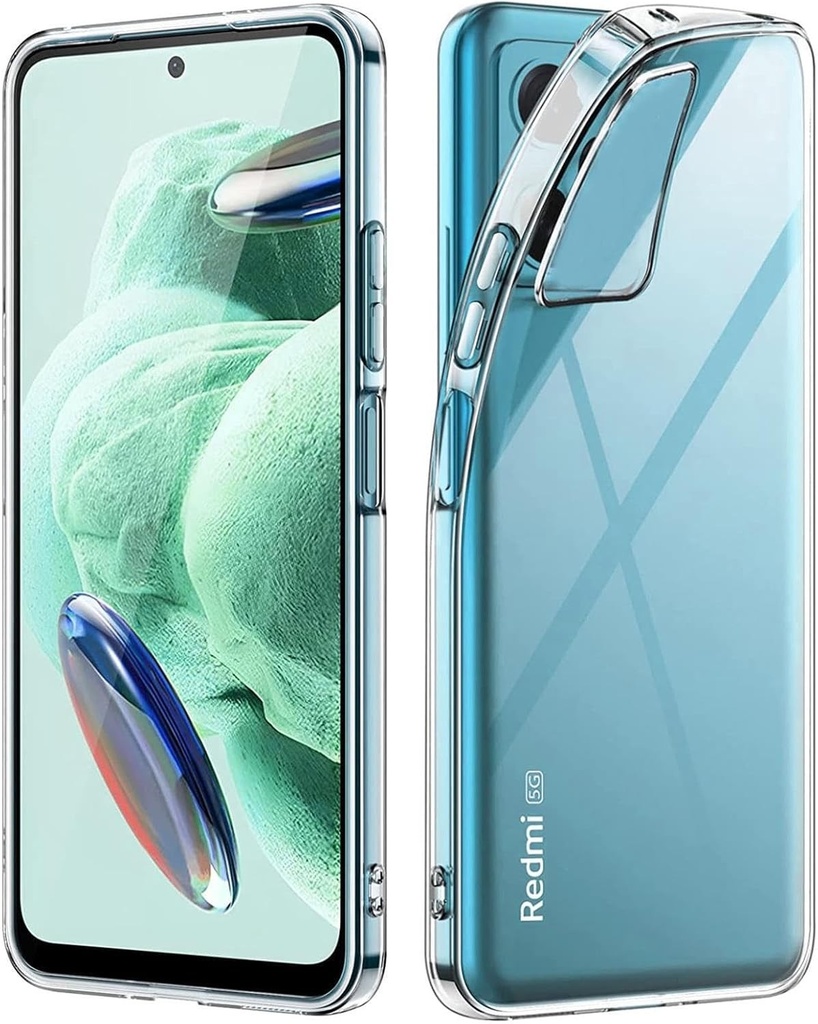 Husa transparenta Oprimio pentru Xiaomi Redmi Note 12 Pro 4G [Husa din silicon] ​​[100% transparenta] [Material german] [Ultra subtire] Husa transparenta pentru Xiaomi Redmi Note 12 Pro 4G (Nu 5G)