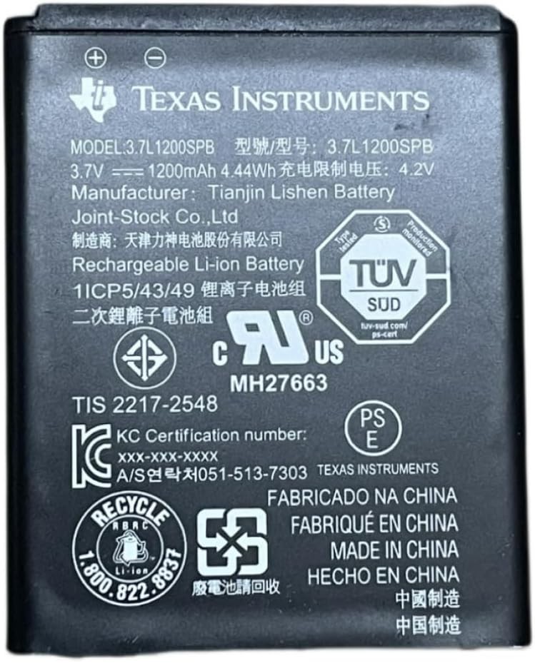 Pachet de baterii Texas Instruments N2BT-BKT-B TI pentru NSPIRECX/CX CAS