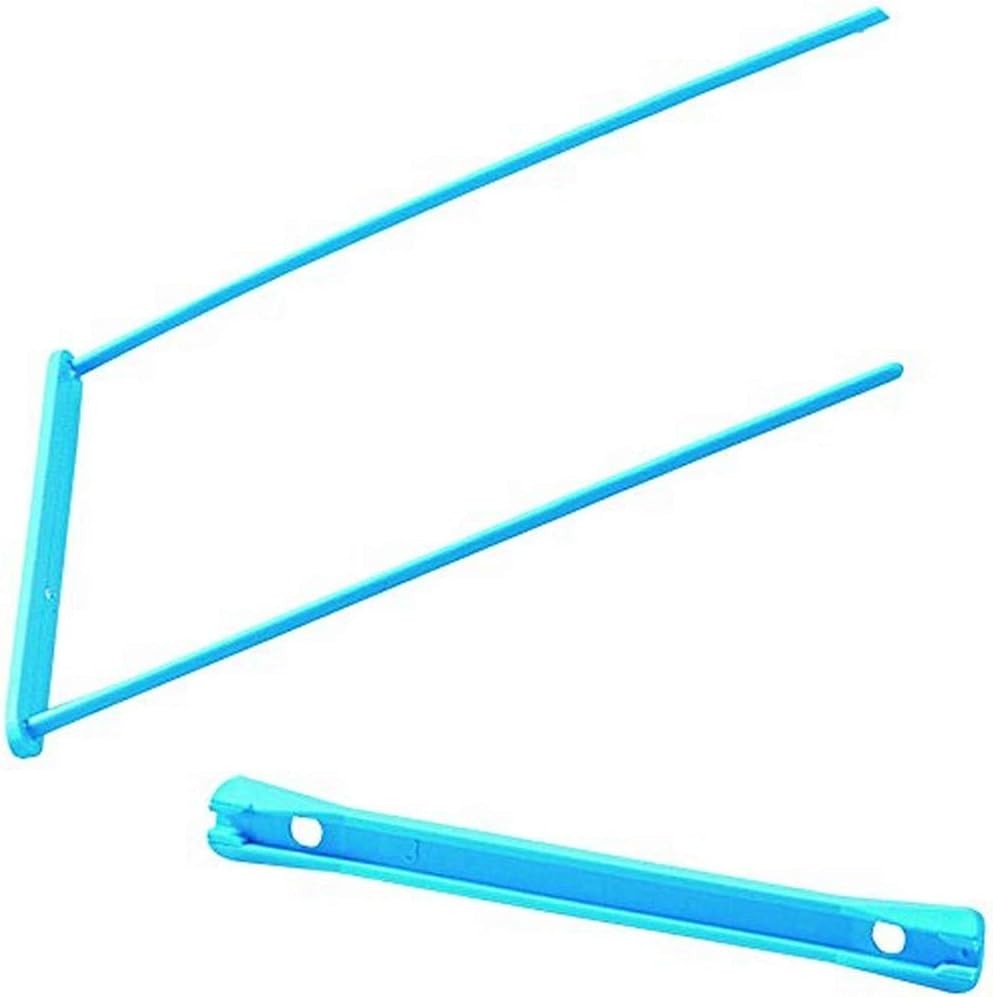 Pachet rapid de 50 de legaturi universale din plastic semirigide albastre