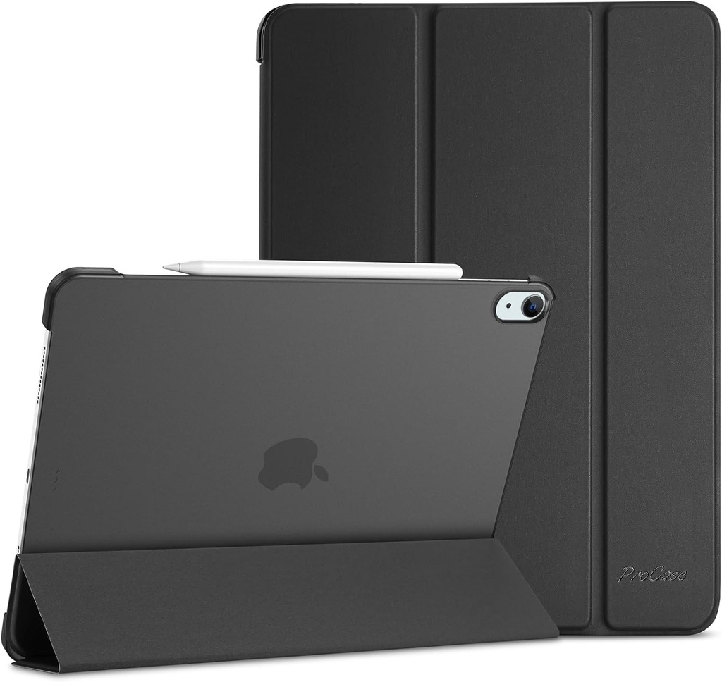 Husa ProCase pentru iPad Air 13 inch (M3) 2025/(M2) 2024, husa de protectie, Auto Sleep/Wake - Negru