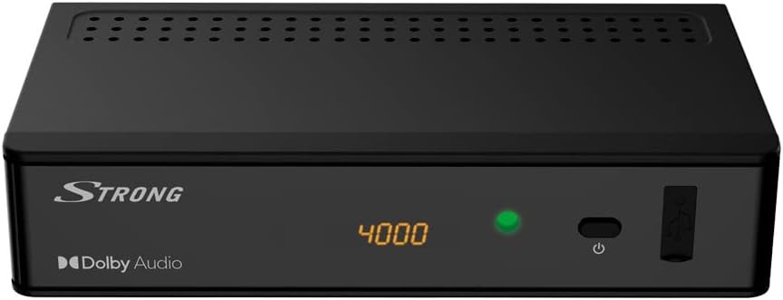 Decodor puternic SRT8215 Full HD DVB-T2 TNT - Compatibil HEVC265 - HDMI, SCART, Inregistrare si intarziere USB, Dolby Digital Plus - Negru