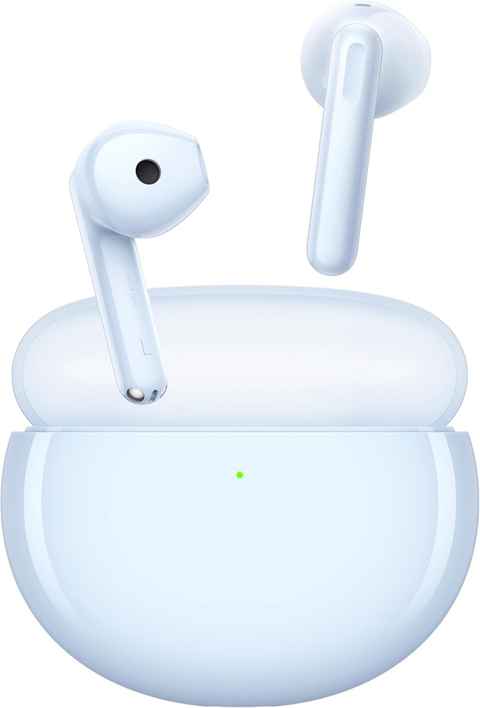 Casti OPPO Enco Air3i True Wireless, 35 de ore de viata a bateriei, Drivere de 13,4 mm, Bluetooth 5.3, Raza de 10 m, Comenzi tactile, Anulare zgomot AI, Android si iOS, IPX4, [Versiunea italiana], Albastru