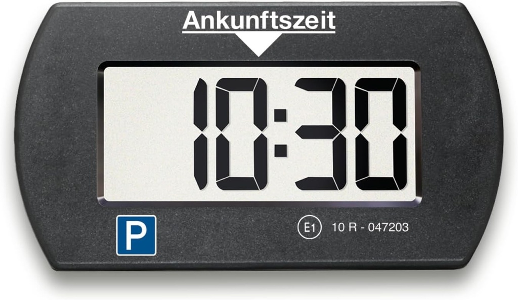 Neediteaza discul electronic de parcare Park Mini | Disc de parcare electrica automata aprobat de Autoritatea Federala de Transport Auto | Parchimetru digital cu 2 afisaje | Functionalitate maxima intr-un format minim