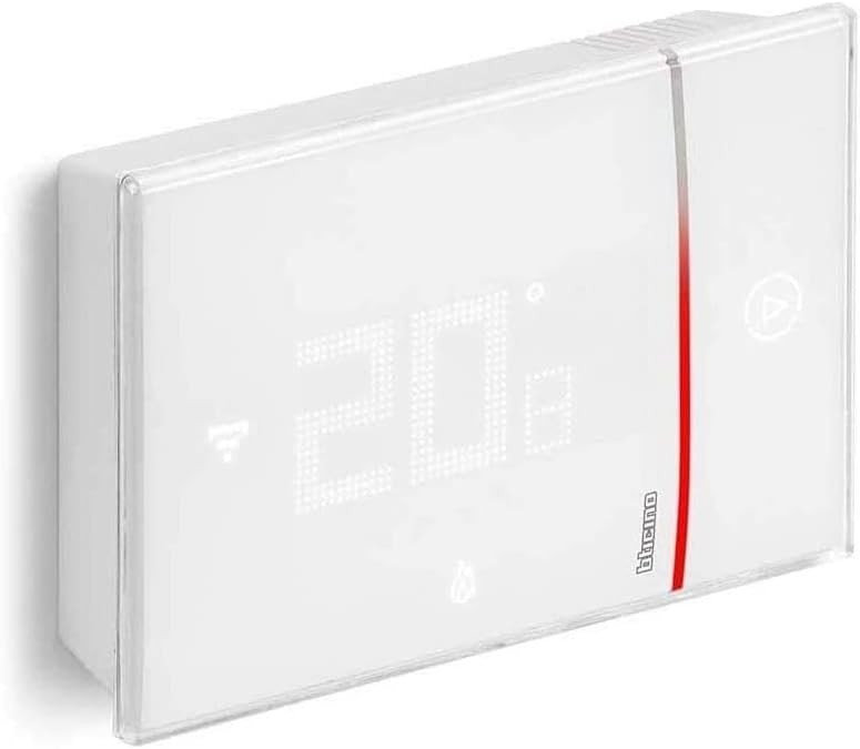 Bticino Smarther2 cu termostat WiFi inteligent Netatmo XW8002W, montat pe perete, alb - versiune profesionala