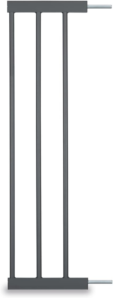 Extensie Hauck de 21 cm compatibila cu portile de siguranta pentru copii Clear Step 2, Open N Stop 2, Open N Stop KD, Stop N Safe 2, Autoclose N Stop 2, Nu necesita gaurire, Accesorii pentru usi si scari (gri inchis)