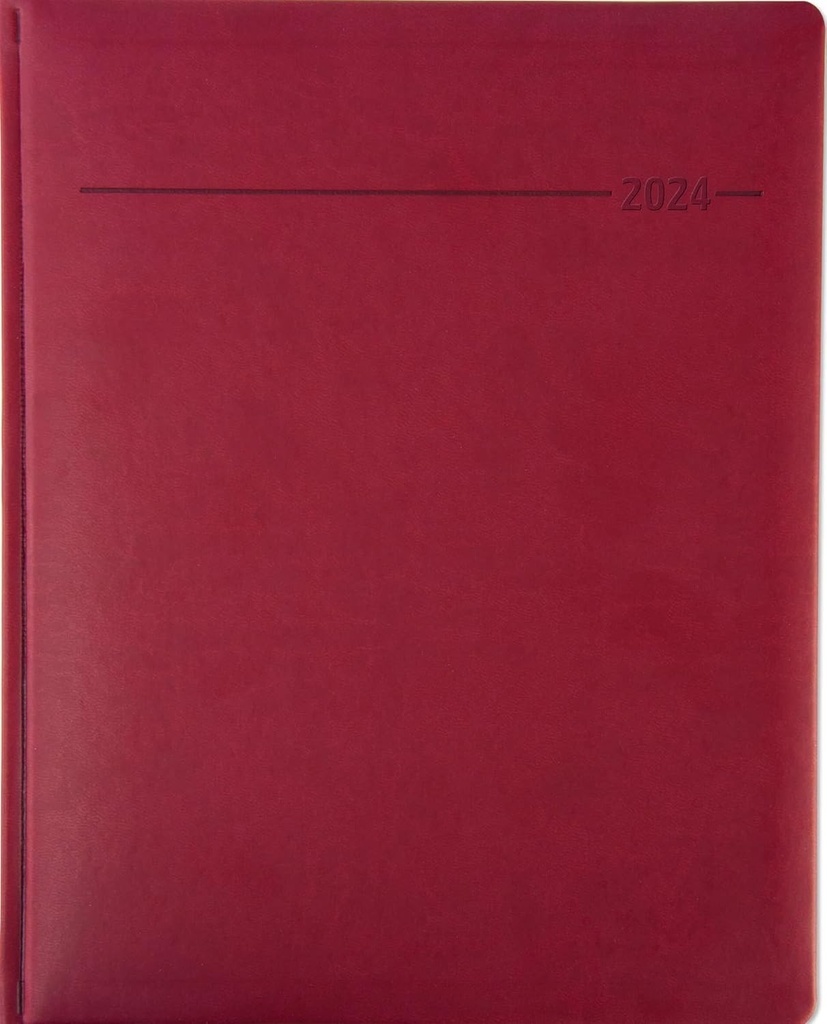 Manager Timer Tucson red 2024 - Executive Timer 21,7x26,6 cm - 1 saptamana 2 pagini - 160 pagini - Coperta Tucson - Alpha Edition