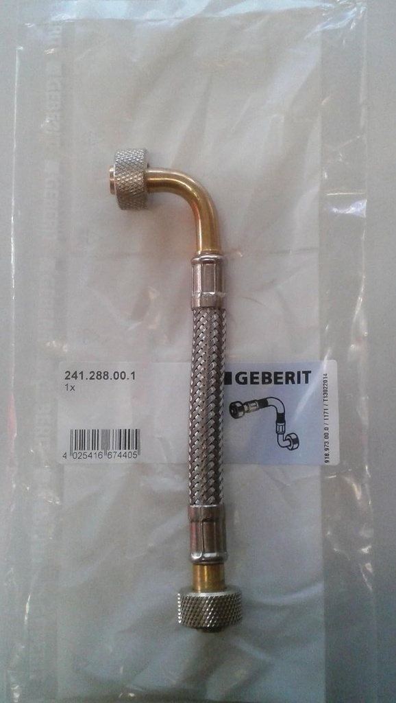 Geberit 241.288.00.1 Furtun flexibil pentru rezervor, gri