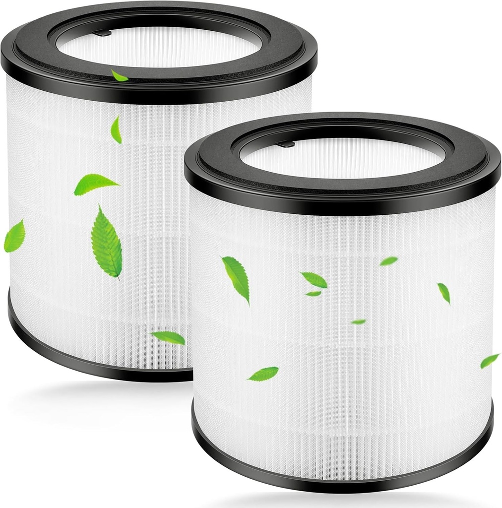 2 x filtre de inlocuire HEPA compatibile cu purificatorul de aer Philips seria 800, AC0830/10 AC0820/30 AC0820/10 AC0819/10, filtru HEPA H13-True filtru de schimb pentru FY0194/30 si Y0293/30