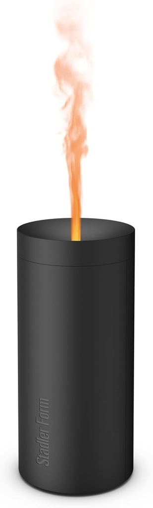 Stadler Form Aroma Diffuser Lucy difuzeaza uleiuri esentiale cu efect de flacara timp de pana la 7 ore in functionare cu baterie, pentru relaxare si aromoterapie linistitoare, negru