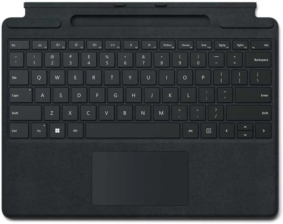Tastatura de semnatura Microsoft Surface Pro | Schwarz | QWERTZ | compatibil cu Surface Pro (11. Edition), Surface Pro 9 si Surface Pro 8