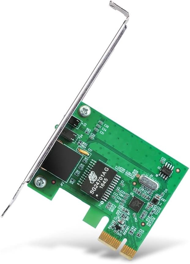 Placa de retea Gigabit PCI TP-Link TG-3468 (adaptor PCIe 10/100/1000Mbit/s, interfata PCIe pe 32 de biti, compatibila cu Windows 11/10/8.1/8/7/Vista/XP)