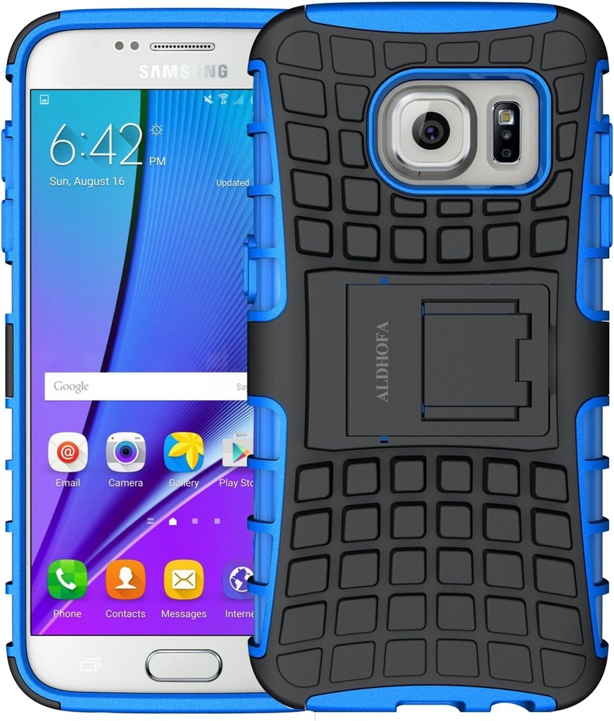 Carcasa Samsung Galaxy S7: Carcasa de protectie din silicon pentru Samsung S7 - Albastra