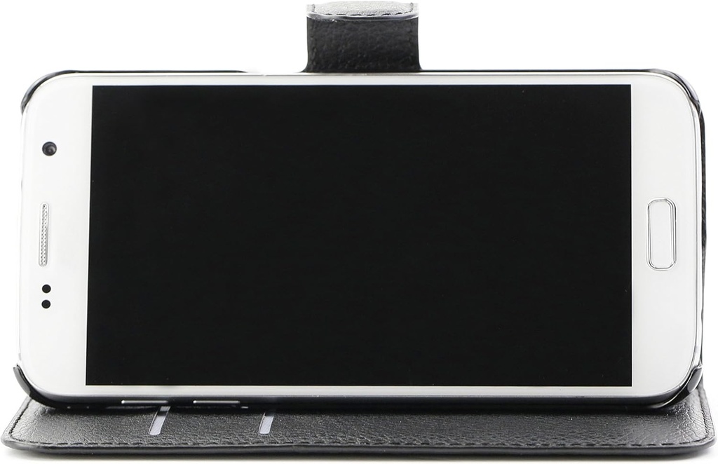 Husa de telefon Okuli din piele ecologica neagra pentru Samsung Galaxy A5 (2016) A510F