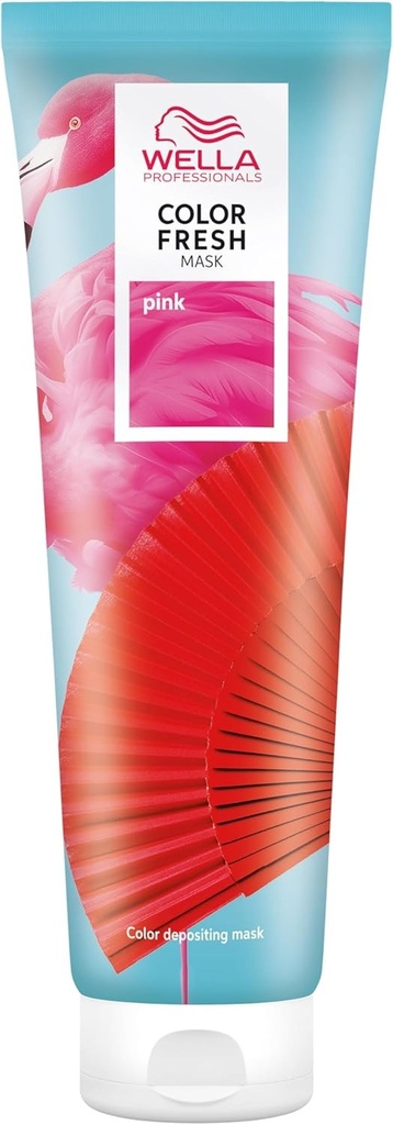 Wella Professionals Color Fresh Mask Pink - Masca de par revigoranta, vopsitoare si lucioasa de par de la Wella - Vopsea de par roz - 150 ml