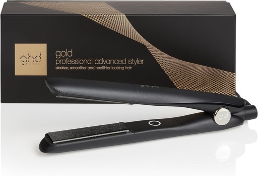 Placa de indreptat si de stilizat ghd Gold Black - Coafare profesionala avansata, par neted si moale cu stralucire suplimentara - Pentru toate tipurile de par