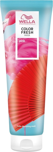 Wella Professionals Color Fresh Mask Pink - Masca de par revigoranta, vopsitoare si lucioasa de par de la Wella - Vopsea de par roz - 150 ml