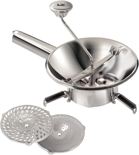 Tellier - moulin à legume inox 3 grile 24cm n3004bg