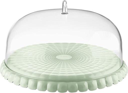 Guzzini - Tiffany, Petit Set de Moules à Gâteau - Vert Mauve, Ø 30 x h16 cm - 199501243