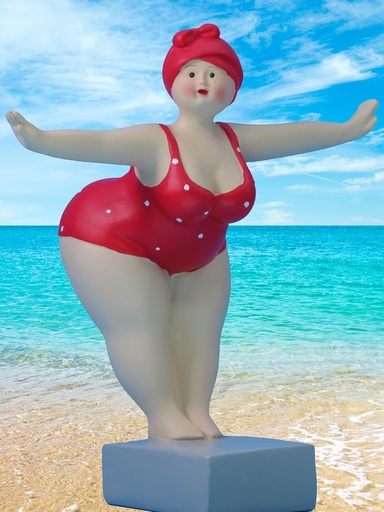 Pommerntraum A® | Figura decorativa Figura de colectionar üppige Maritime Badenixe dolofana Badelady Nana Rubenslady Figura Rubens | Domnisoara Sophie
