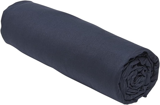 TODAY Essential - Cearsaf cu elastic 160X200 cm pentru 2 persoane, 100% bumbac simplu, gri carbune
