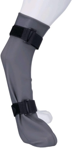 Trixie 19432 Soseta de protectie din silicon M: 8 cm/35 cm, gri