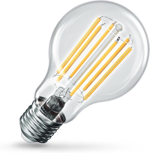 Lampa LED EMOS Edison A60, 7,2 W echivalent cu un bec incandescent de 100 W, bec vintage clasa A, soclu E27, luminozitate 1521 lm, alb neutru 4000 K, durata de viata extra lunga de 50.000 ore, CRI min. 80, unghi de fascicul de 360°