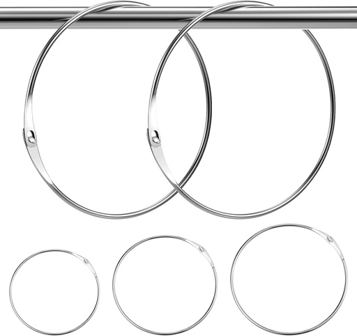 Namalu 2 bucati 180 mm inele de vesta inele de marfa inele de breloc inele mari metalice de agatat inele de geanta inele de esarfa inele de curea inele de cravata inele de lant inele din otel inoxidabil de 18 cm pentru imbracaminte veste de fotbal