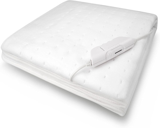 medisana HU 662 Patura incalzitoare 150 x 80 cm, Patura incalzitoare cu oprire automata si protectie la supraincalzire, Patura incalzitoare electrica pentru pat cu 6 setari de temperatura, Lavabila
