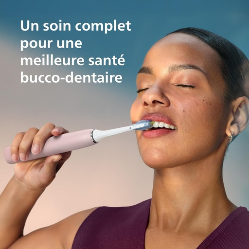 Periuta de dinti electrica Philips Sonicare DiamondClean 9000, periuta de dinti sonica cu aplicatie, senzor de presiune, 4 moduri de curatare, 3 niveluri de intensitate, geam de incarcare si husa de calatorie USB, auriu roz, model HX9911/94