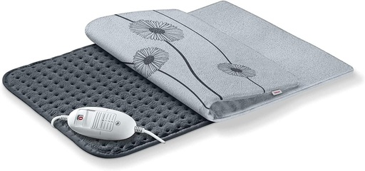 Perna incalzitoare Beurer HK 125 (marime XXL, cu 6 setari de temperatura, oprire automata si comutator LED, lavabila la masina), gri, 1 bucata (1 pachet), 60 x 40 cm