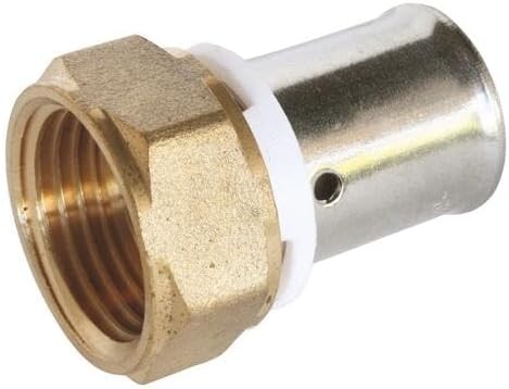 SOMATHERM PENTRU TINE - Conector drept sertizat tub Ø16 PENTRU - Mufa mama 15/21 (1/2 '') Pentru conectarea unui tub cu diametrul de Ø16 PENTRU