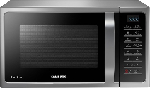 Samsung SmartOven MC28H5015CS/ET Cuptor cu microunde combinat, independent, gatit cu ventilator, cuptor cu microunde + gratar, 900 W + 1500 W, 28 L, 52L x 47I x 31A cm, argintiu