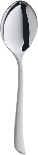 Lingura de servire WMF Virginia 23,8 cm, ustensila de servire, otel inoxidabil Cromargan Protect, partial mata, rezistenta la zgarieturi, lavabila in masina de spalat vase