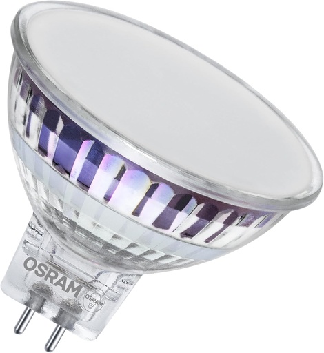Spot LED Osram Star MR16 5.3W 827, alb cald 2700K, GU5.3, 120°, 630 lm, fara mercur