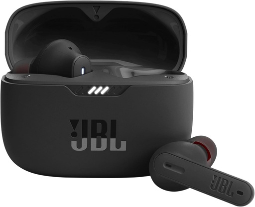 Căști intraauriculare JBL Tune 230 NC TWS True Wireless Bluetooth, rezistente la apă IPX4 cu microfon încorporat pentru muzică, sport și apeluri, până la 40 de ore de autonomie a bateriei, carcasă de încărcare, negre