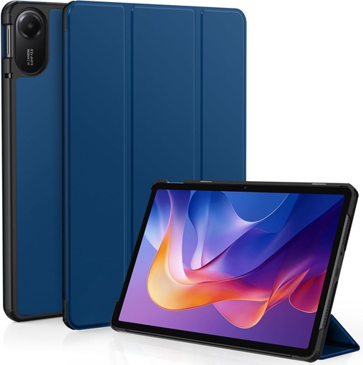 Husă EasyAcc compatibilă cu Xiaomi Redmi Pad 2, huse ultra-subțiri transparente cu spate pentru tabletă, albastru închis