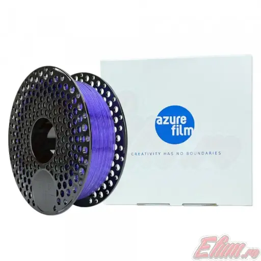 Filament imprimanta 3D PETG Transparent Purple Azure Film 1.75mm 1KG