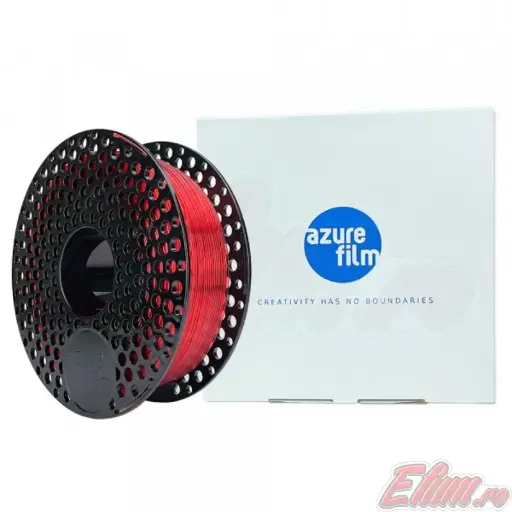 Filament imprimanta 3D PLA Transparent Red Azure Film 1.75mm 1KG