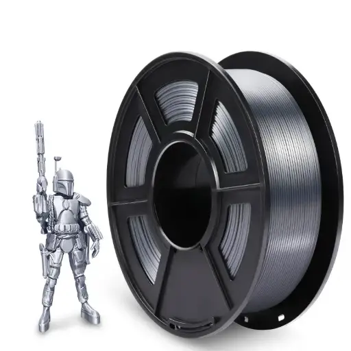 Filament imprimanta 3D SILK Silver 1.75mm 1KG