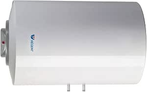 Regent - Încălzitor de apă electric de 100L, Încălzitor de apă electric orizontal de 100 litri, Sigur și durabil cu flacără pilot, 91,8x45x48 cm - Încălzitoare de apă pentru instalare în Spania - Interval de eficiență energetică (A+/F)