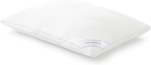 Pernă de dormit TEMPUR Comfort Medium, pernă clasică pentru toate pozițiile de dormit, husă lavabilă, OEKO-TEX MADE IN GREEN, fermitate medie la atingere, 40 x 80 cm