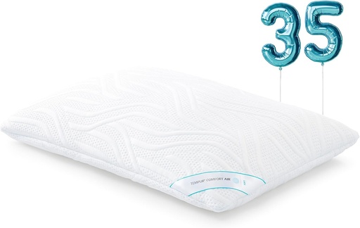 Pernă de dormit TEMPUR Comfort Air Soft, pernă respirabilă pentru toate pozițiile de dormit, OEKO-TEX MADE IN GREEN, senzație moale, 40 x 80 cm
