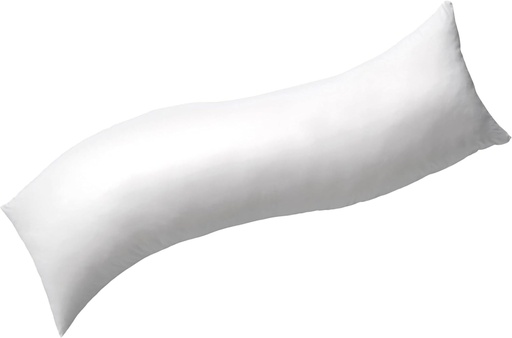 Pernă Billerbeck Sinus pentru dormit pe o parte - pentru sarcină, albă - 30 x 130 cm - pernă de alăptare