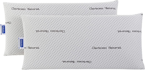 Pernă viscoelastică Todocama, carbon natural, pachet de 2 bucăți - 70 cm