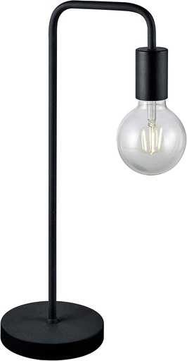 Lampă de masă Trio Lighting Diallo 508000132, metal negru mat, excluzând 1x bec E27